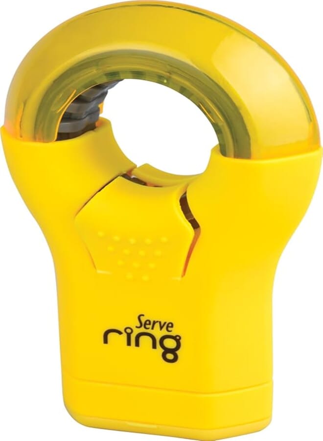 Serve SV-Ring1FS Ring 2 in 1 Eraser and Sharpener - Yellow